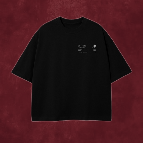 Milan Flower Tee Black