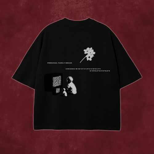 Milan Flower Tee Black