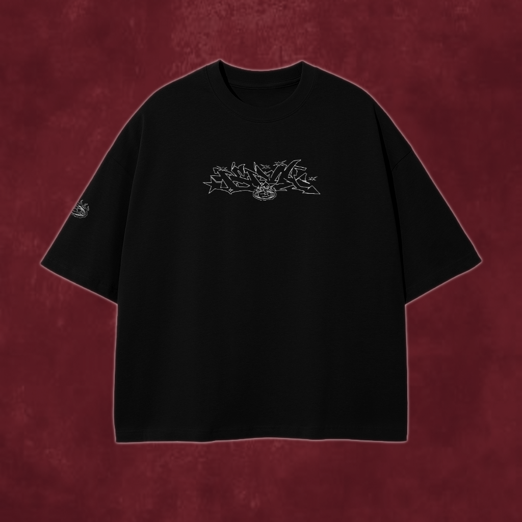 Rotterdam's Graffiti Tee Black