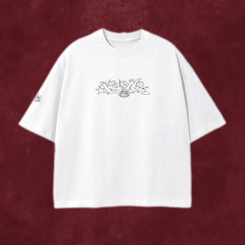 Rotterdam's Graffiti Tee White